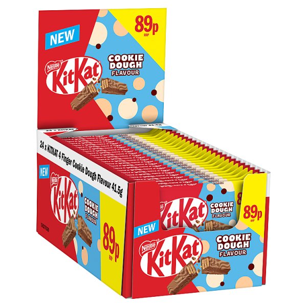 KitKat® 4 Finger Cookie Dough Flavour Chocolate Bar 41.5g (24 x 41.5g)