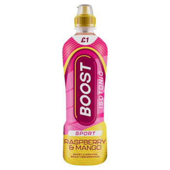 Boost Sport Raspberry Mango Isotonic Drink Bottle 500ml (12 x 500ml)
