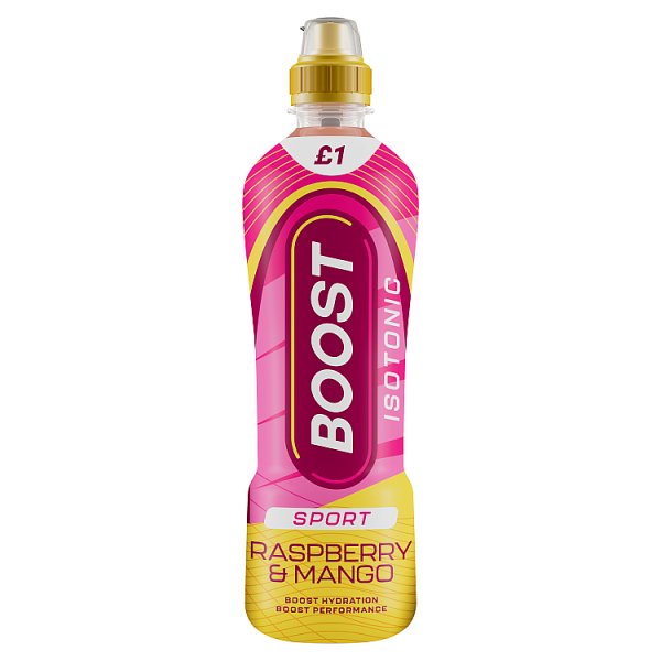 Boost Sport Raspberry Mango Isotonic Drink Bottle 500ml (12 x 500ml)