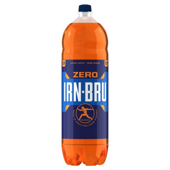 IRN-BRU ZERO Sugar Soft Drink Bottle 2L (6 x 2ltr)