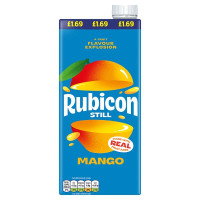 Rubicon Still Mango Juice Drink 1 Litre (12 x 1ltr)