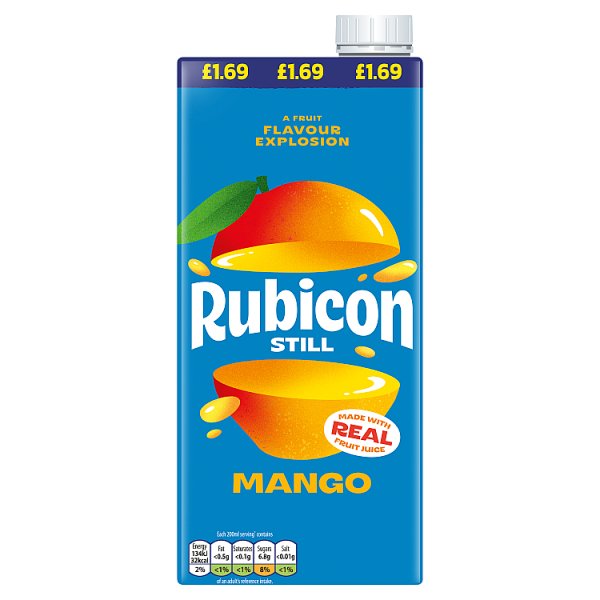 Rubicon Still Mango Juice Drink 1 Litre (12 x 1ltr) Rubicon Still Mango Juice Drink 1 Litre (12 x 1ltr)
