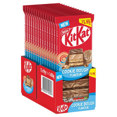 KitKat® Cookie Dough Flavour Chocolate Sharing Bar 99g (15 x 99g)