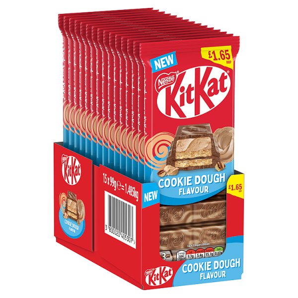 KitKat® Cookie Dough Flavour Chocolate Sharing Bar 99g (15 x 99g)