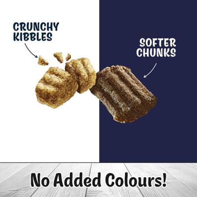FELIX Doubly Delicious Beef, Chicken & Veg Dry Cat Food 600g PMP (4 x 600g)