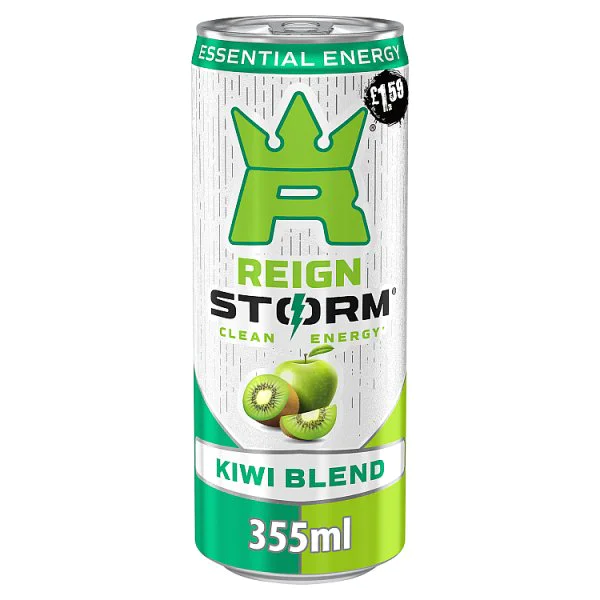 Reign Storm Kiwi Blend Clean Energy Drink 355ml Can (12 x 355ml) Reign Storm Kiwi Blend Clean Energy Drink 355ml Can (12 x 355ml)