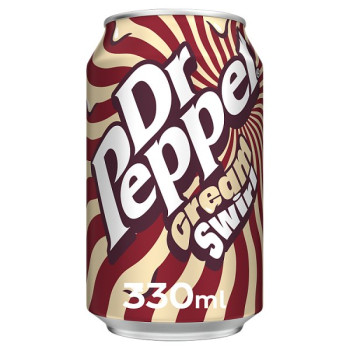 Dr Pepper Cream Swirl 330ml Can (24 x 330ml)