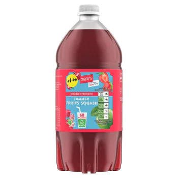 Jack's Summer Fruits Squash 1.5 Litre (8 x 1.5L)