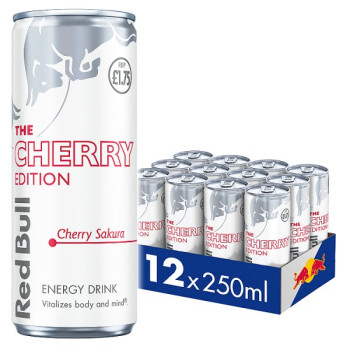 Red Bull Spring Edition Cherry Sakura Energy Drink 250ml (12 x 250ml)