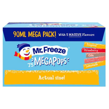Mr Freeze Megapops 75x90ml (75 x 90ml) Mr Freeze Megapops 75x90ml (75 x 90ml)