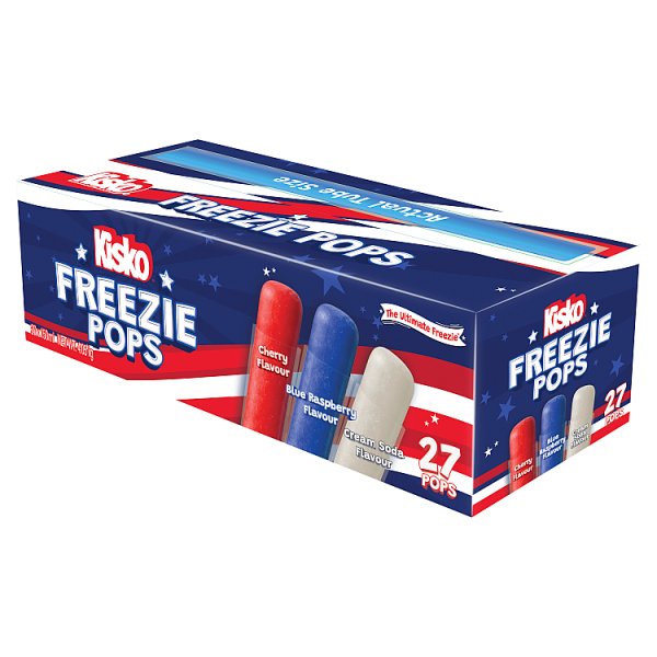 Kisko Freezie Pops (27 x 150ml) 4.05kg (27 x 150ml) Kisko Freezie Pops (27 x 150ml) 4.05kg (27 x 150ml)