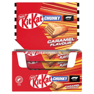 KitKat F1 Chunky Caramel Flavour Milk Chocolate Bar 40g (24 x 40g)