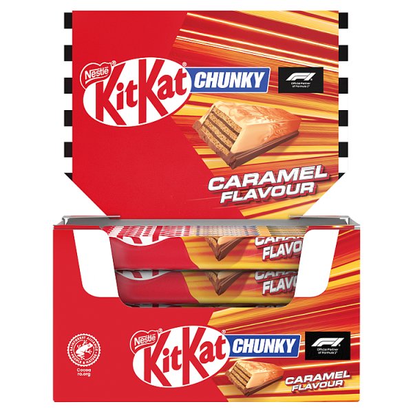 KitKat F1 Chunky Caramel Flavour Milk Chocolate Bar 40g (24 x 40g)