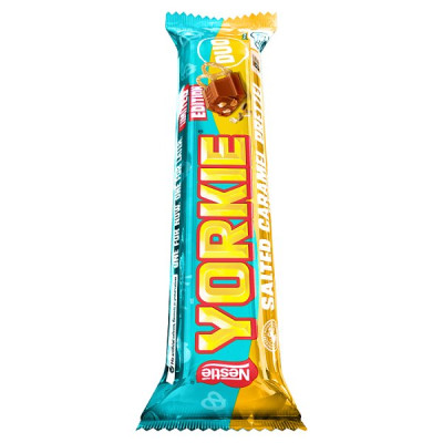 Yorkie Salted Caramel Pretzel Milk Chocolate DUO Bar 66g (24 x 66g)