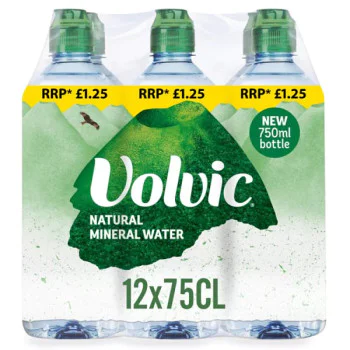 Volvic Natural Bottled Mineral Still Water 75cl (12 x 75cl) Volvic Natural Bottled Mineral Still Water 75cl (12 x 75cl)