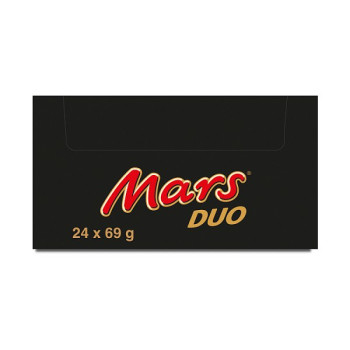 Mars Duo Caramel & Milk Chocolate Bar 69g (24 x 69g)