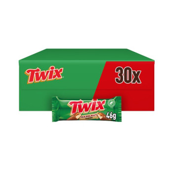 Twix Hazelnut Milk Chocolate Bar 46g (30 x 46g)