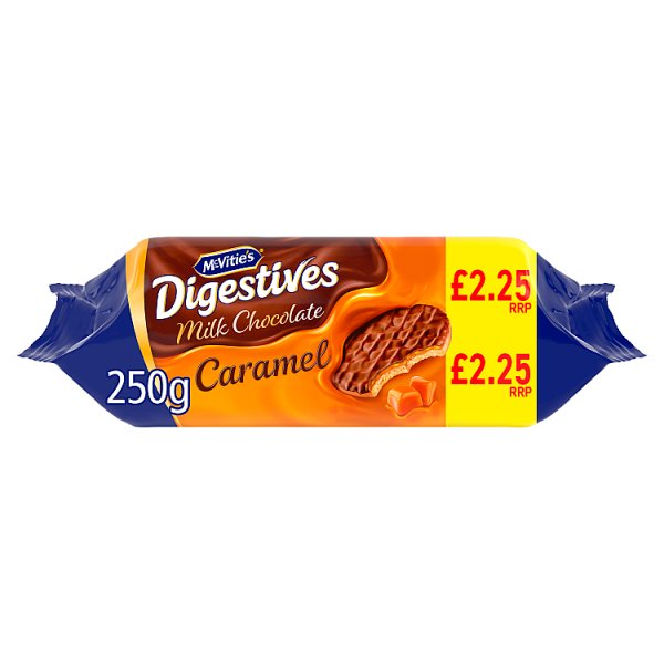 McVitie's Caramel Digestive Biscuits 250g (15 x 250g)