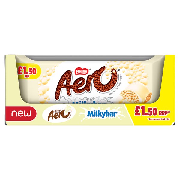 AERO® Milkybar® White Chocolate Sharing Bar 90g (15 x 90g)