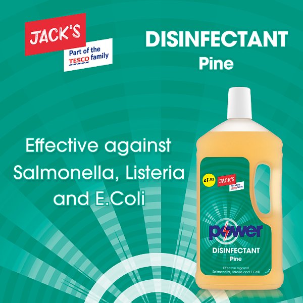 Jack's Disinfectant Pine 1 Litre (8 x 1ltr) Jack's Disinfectant Pine 1 Litre (8 x 1ltr)