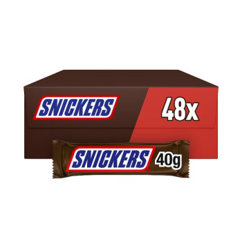 Snickers Peanut & Caramel Chocolate Bar 40g (48 x 40g) Snickers Peanut & Caramel Chocolate Bar 40g (48 x 40g)