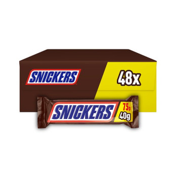 Snickers Peanut & Chocolate Bar 40g (48 x 40g)