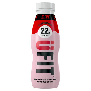 ÜFit Strawberry High-Protein Milkshake 310ml (8 x 310ml)