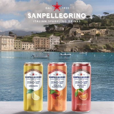 San Pellegrino Zero Peach & Clementine 330ml (12 x 330ml)
