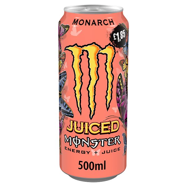 Monster Energy Drink Monarch 500ml Can (12 x 500ml)