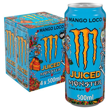 Monster Energy Drink Mango Loco 4 x 500ml (6 x 4x500ml)