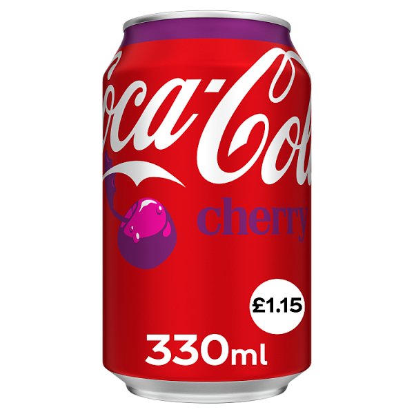 Coca-Cola Cherry PM 330ml Can (24 x 330ml)