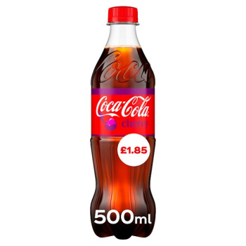 Coca-Cola Cherry PM £1.85 500ml Bottle (12 x 500ml) Coca-Cola Cherry PM £1.85 500ml Bottle (12 x 500ml)