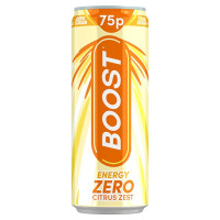 Boost Energy Zero Citrus Zest 250ml (24 x 250ml)