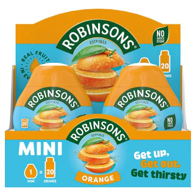 Robinsons Mini Orange 66ml (6 x 66ml) Robinsons Mini Orange 66ml (6 x 66ml)