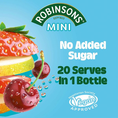 Robinsons Mini Summer Fruits On-The-Go Squash 66ml (6 x 66ml)