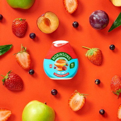 Robinsons Mini Summer Fruits On-The-Go Squash 66ml (6 x 66ml)