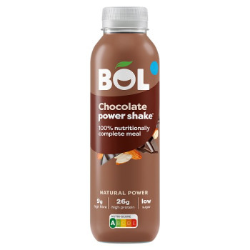 BOL Chocolate Power Shake 410g (6 x 410g)
