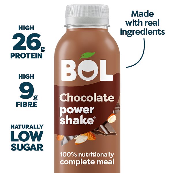 BOL Chocolate Power Shake 410g (6 x 410g)