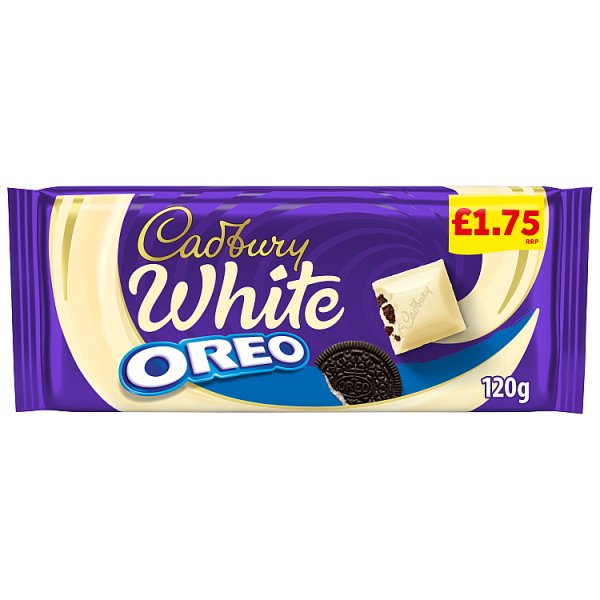 Cadbury Oreo White Chocolate 120g (17 x 120g)