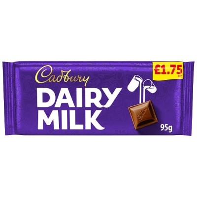 Cadbury Dairy Milk Chocolate 95g (22 x 95g) Cadbury Dairy Milk Chocolate 95g (22 x 95g)
