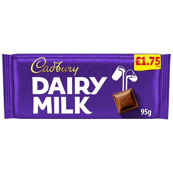 Cadbury Dairy Milk Chocolate 95g (22 x 95g) Cadbury Dairy Milk Chocolate 95g (22 x 95g)