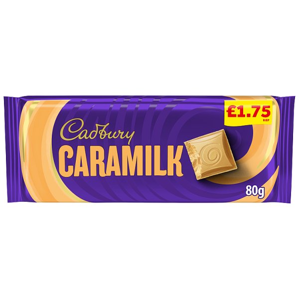 Cadbury Caramilk Chocolate Tablet 80g (26 x 80g)