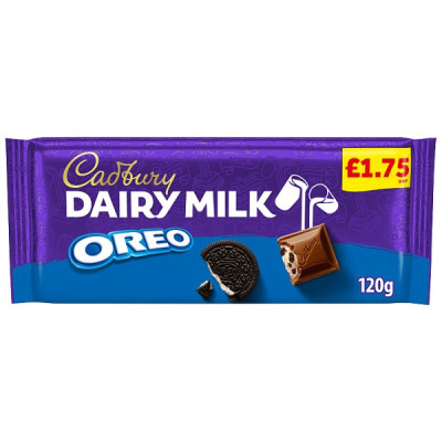 Cadbury Dairy Milk Oreo Chocolate 120g (17 x 120g)