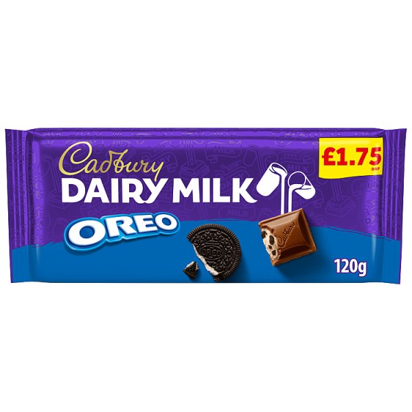 Cadbury Dairy Milk Oreo Chocolate 120g (17 x 120g)