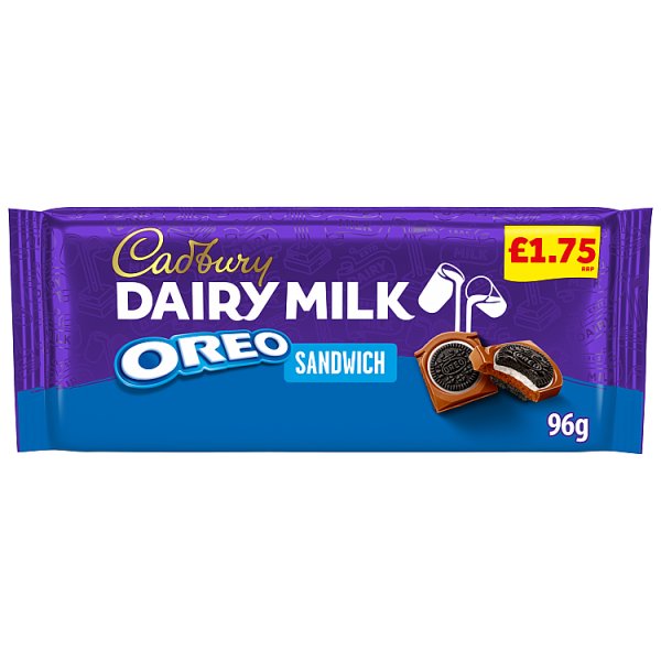 Cadbury Dairy Milk Oreo Chocolate Bar 96g (15 x 96g)