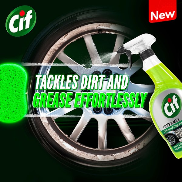 Cif Ultra Max Green Universal Degreaser 750 ml (6 x 750ml)
