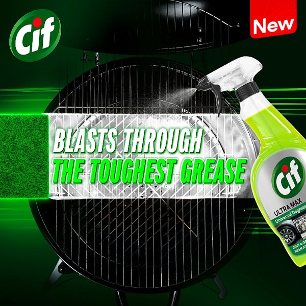 Cif Ultra Max Green Universal Degreaser 750 ml (6 x 750ml)