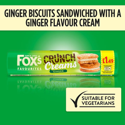 Fox's Ginger Crunch Creams 200g (12 x 200G)
