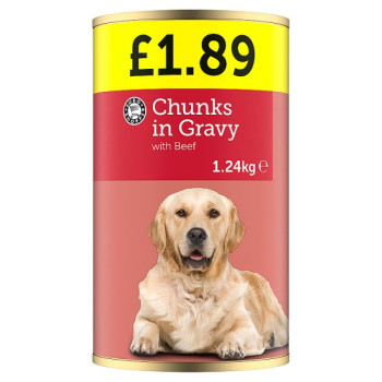 Euro Shopper Chunks in Gravy with Beef 1.24kg (6 x 1.24kg)
