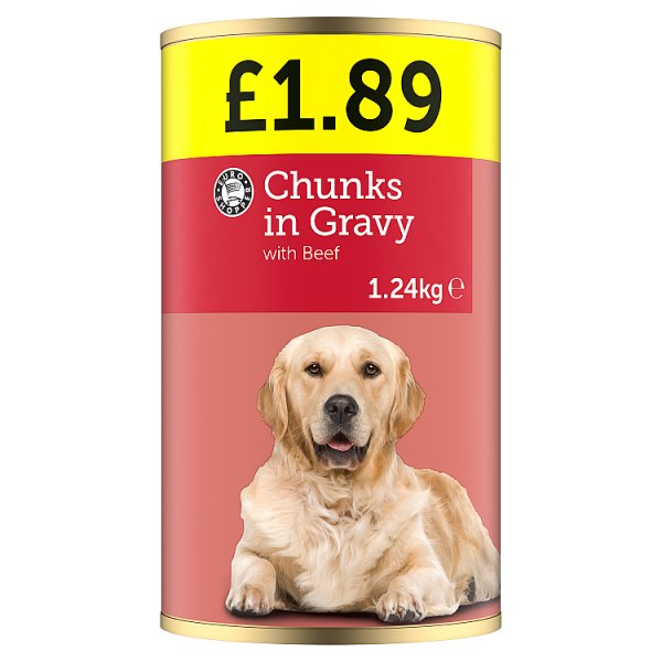 Euro Shopper Chunks in Gravy with Beef 1.24kg (6 x 1.24kg)